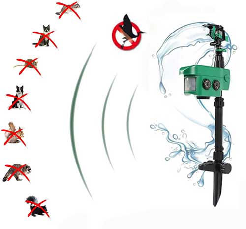 wodny odstraszacz zwierząt z czujnikiem ruchu